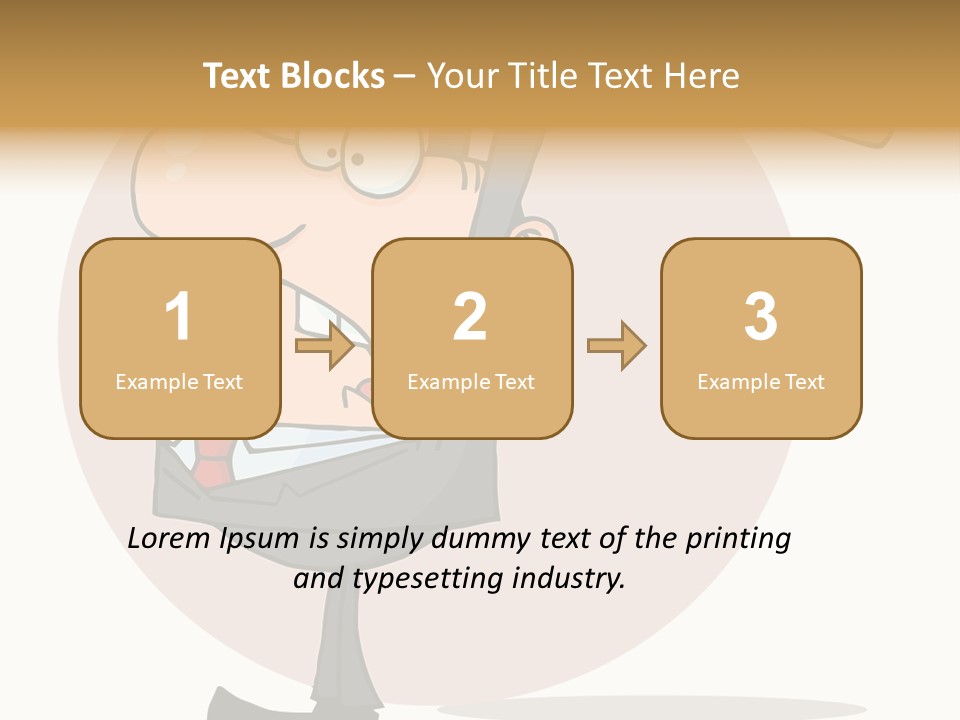 Rage Illustration Destruction PowerPoint Template