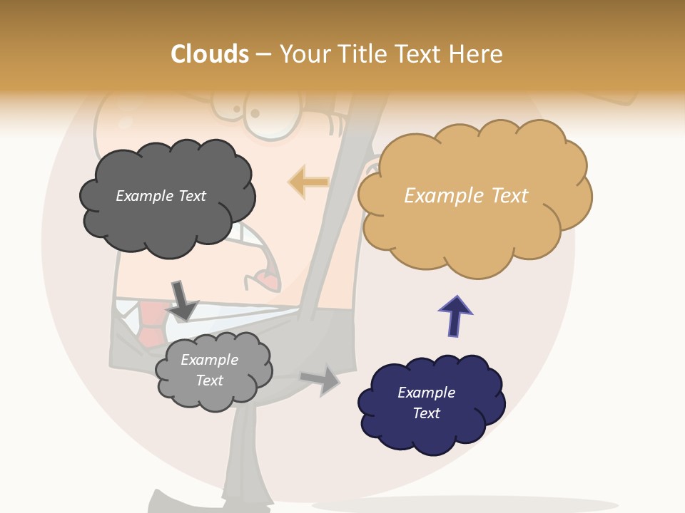 Rage Illustration Destruction PowerPoint Template
