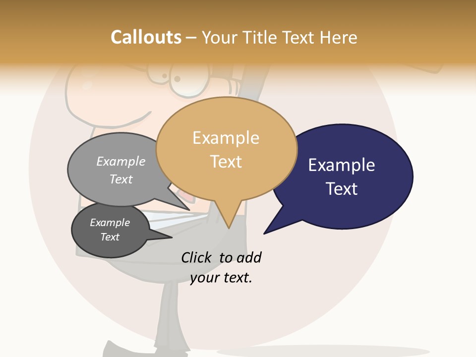 Rage Illustration Destruction PowerPoint Template