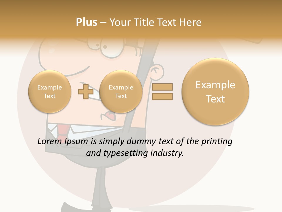 Rage Illustration Destruction PowerPoint Template