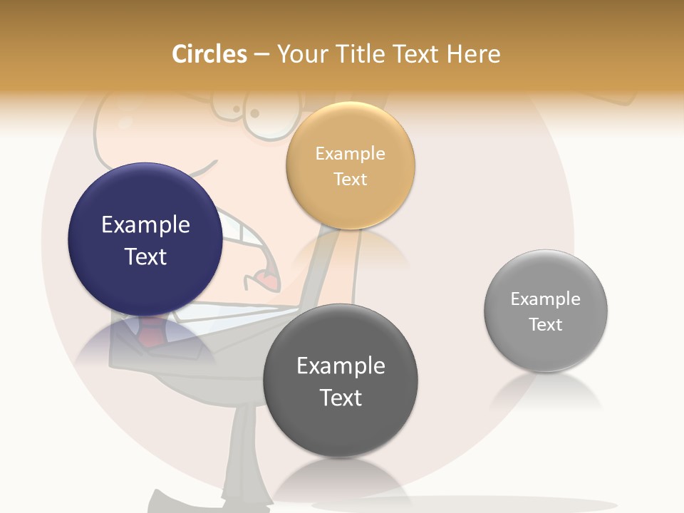 Rage Illustration Destruction PowerPoint Template