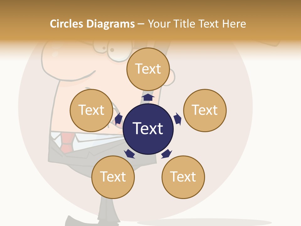 Rage Illustration Destruction PowerPoint Template