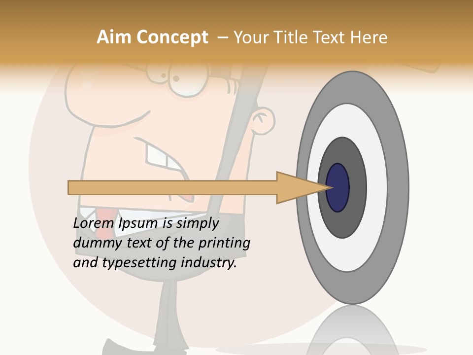 Rage Illustration Destruction PowerPoint Template