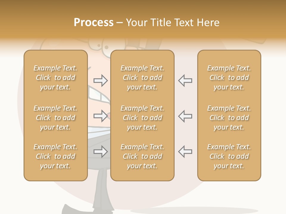 Rage Illustration Destruction PowerPoint Template