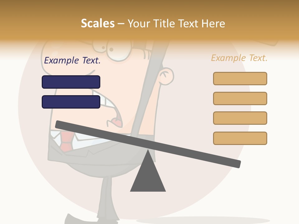Rage Illustration Destruction PowerPoint Template