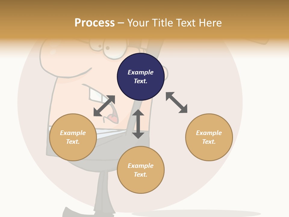 Rage Illustration Destruction PowerPoint Template