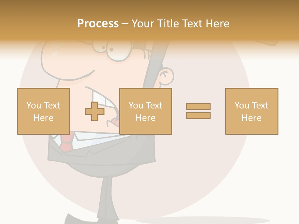 Rage Illustration Destruction PowerPoint Template