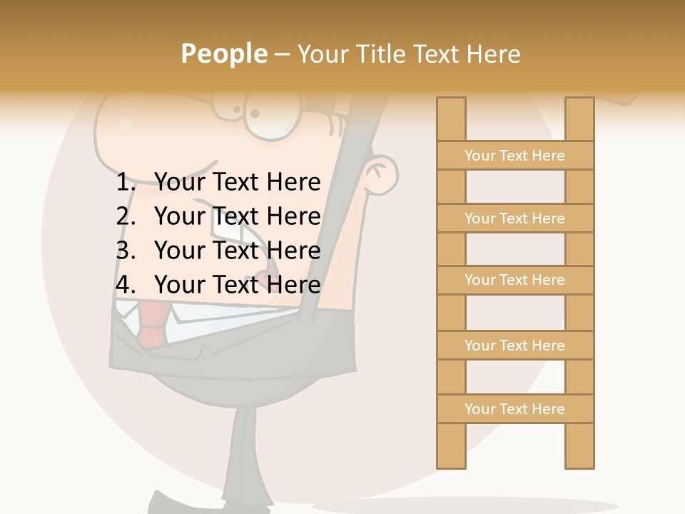 Rage Illustration Destruction PowerPoint Template
