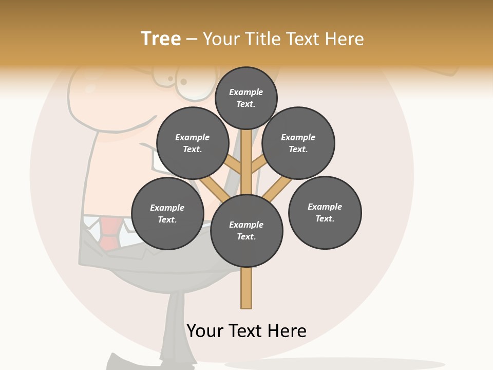 Rage Illustration Destruction PowerPoint Template