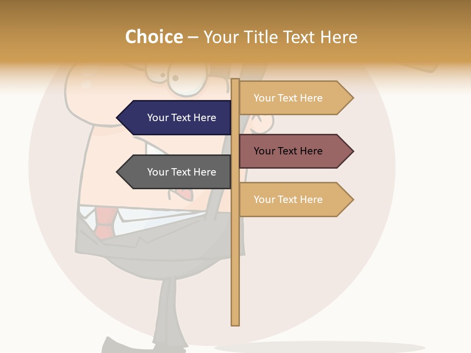 Rage Illustration Destruction PowerPoint Template
