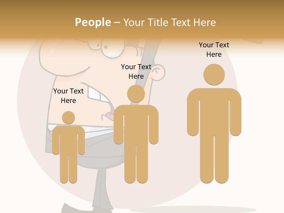 Rage Illustration Destruction PowerPoint Template