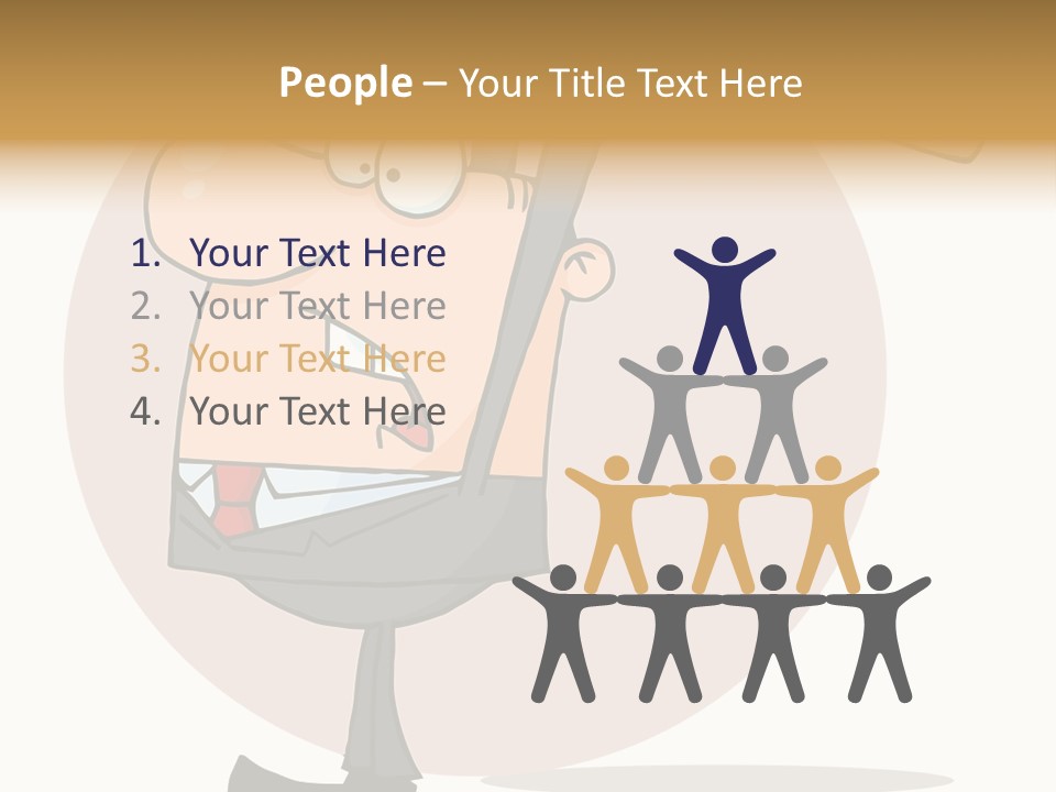 Rage Illustration Destruction PowerPoint Template