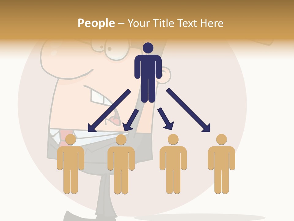 Rage Illustration Destruction PowerPoint Template