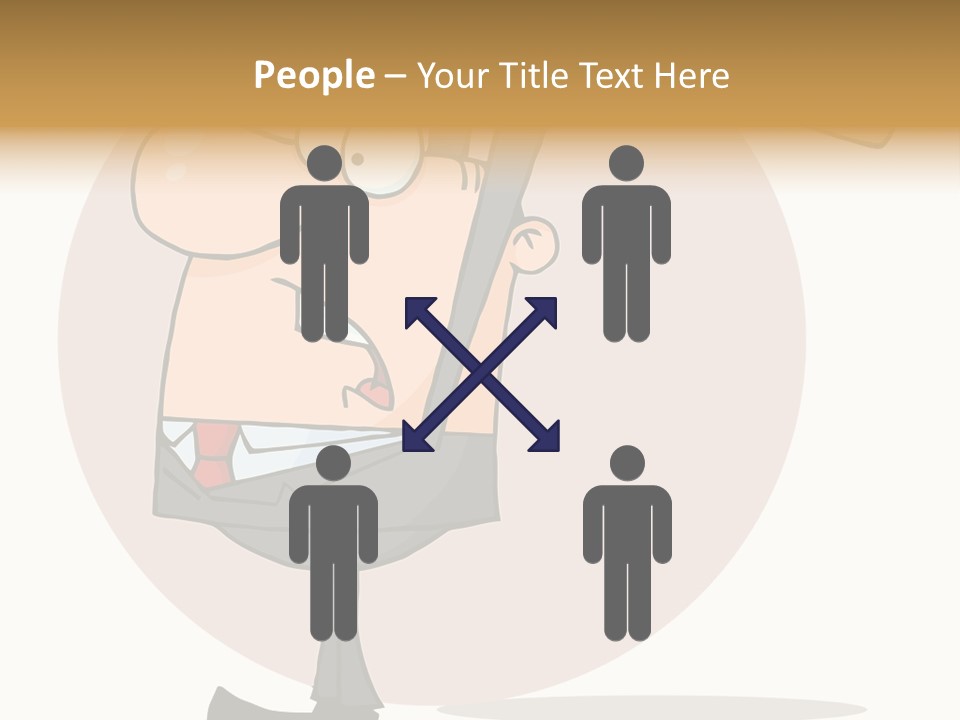 Rage Illustration Destruction PowerPoint Template