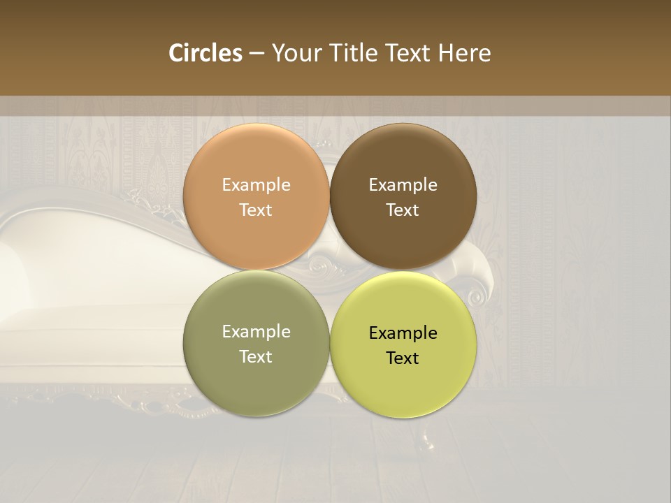 Knob Wall Retro PowerPoint Template