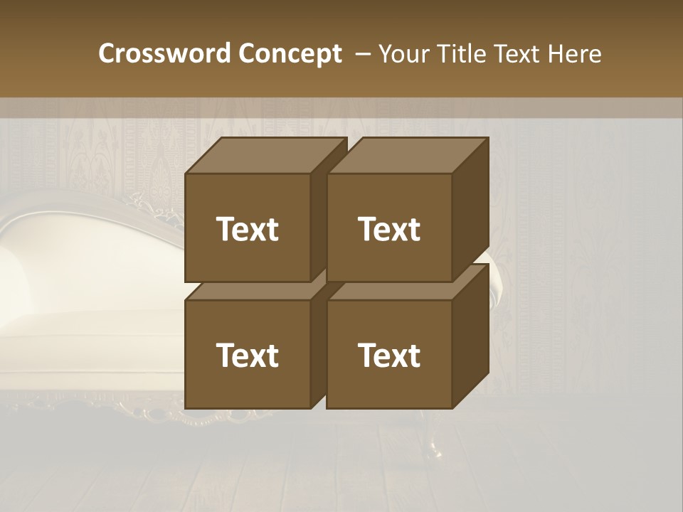 Knob Wall Retro PowerPoint Template