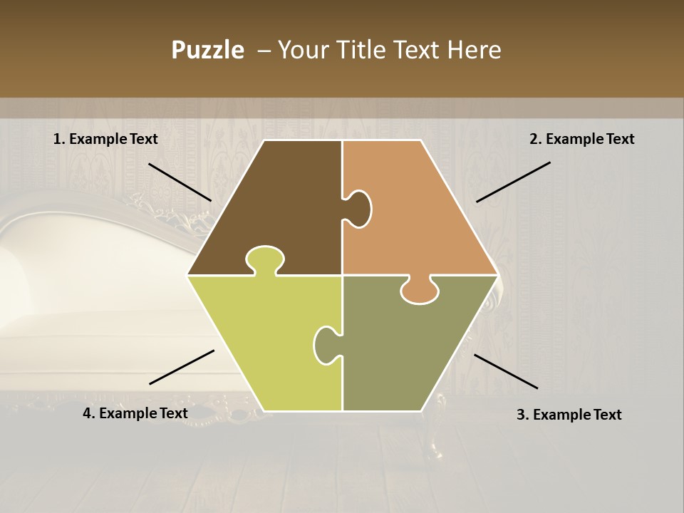 Knob Wall Retro PowerPoint Template