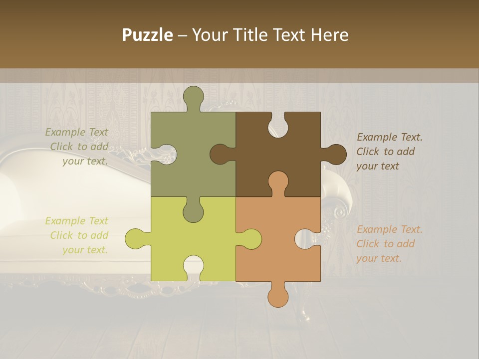 Knob Wall Retro PowerPoint Template