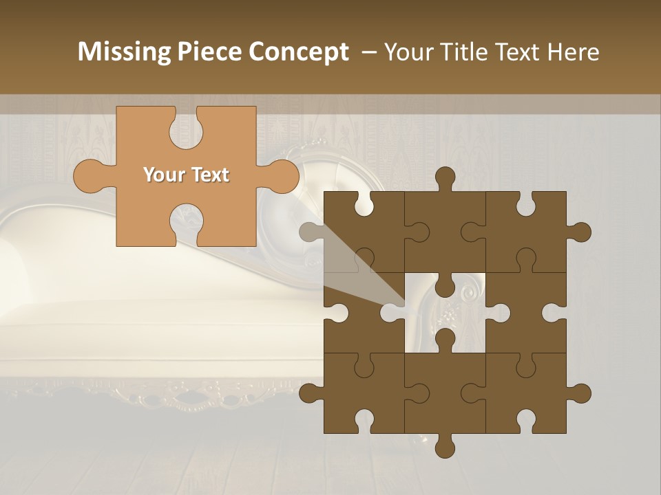 Knob Wall Retro PowerPoint Template