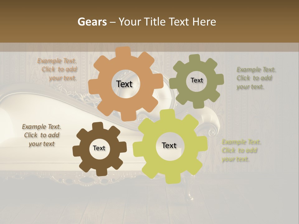 Knob Wall Retro PowerPoint Template