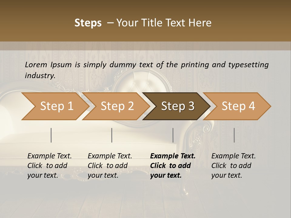Knob Wall Retro PowerPoint Template