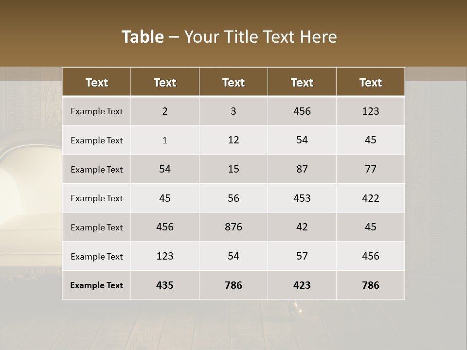 Knob Wall Retro PowerPoint Template