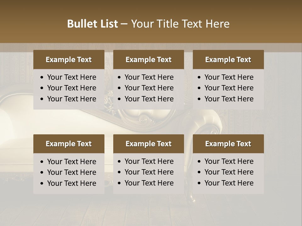 Knob Wall Retro PowerPoint Template