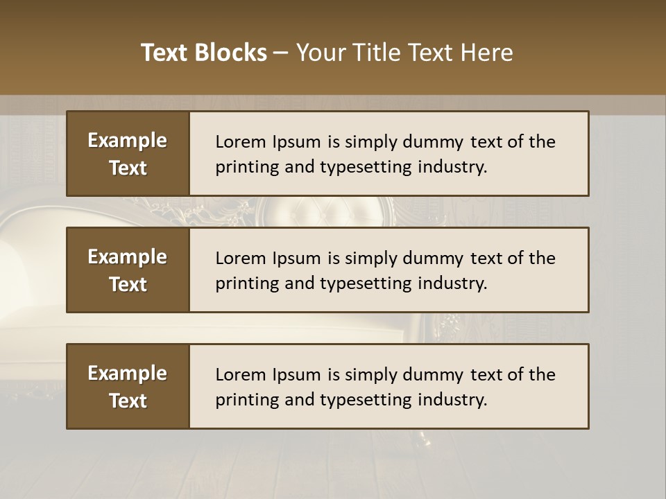 Knob Wall Retro PowerPoint Template