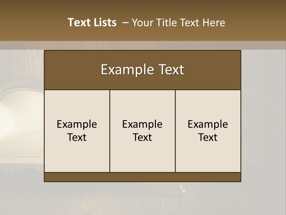 Knob Wall Retro PowerPoint Template