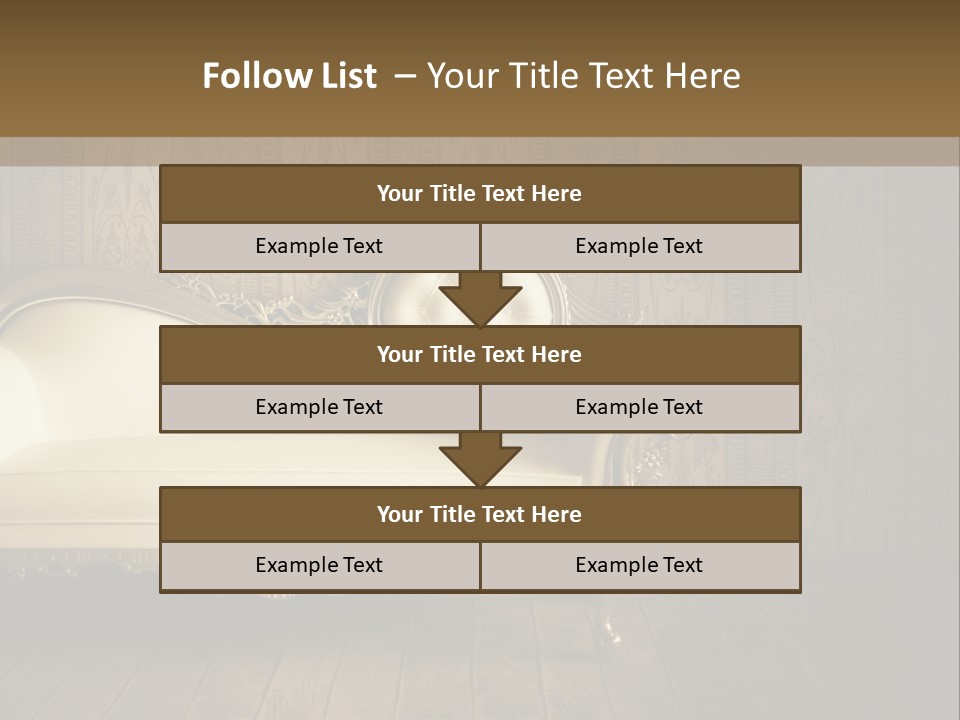 Knob Wall Retro PowerPoint Template