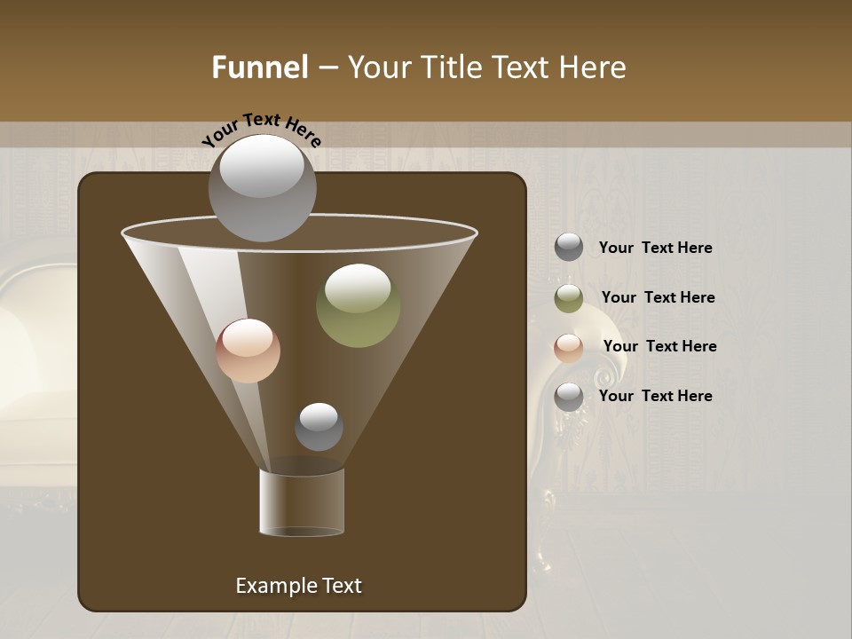 Knob Wall Retro PowerPoint Template