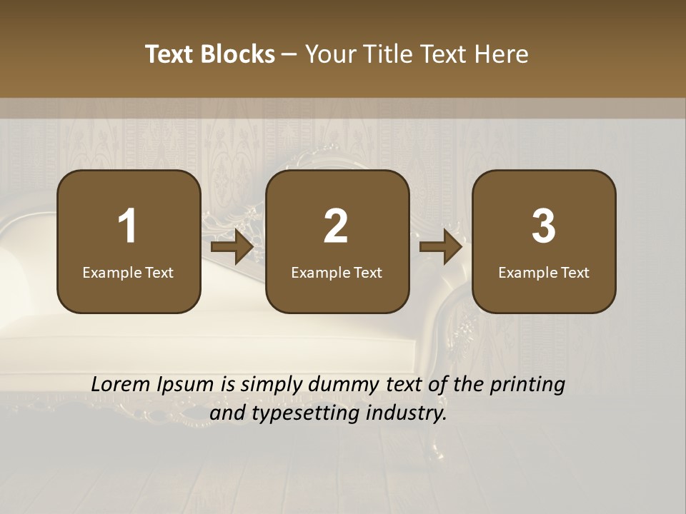 Knob Wall Retro PowerPoint Template