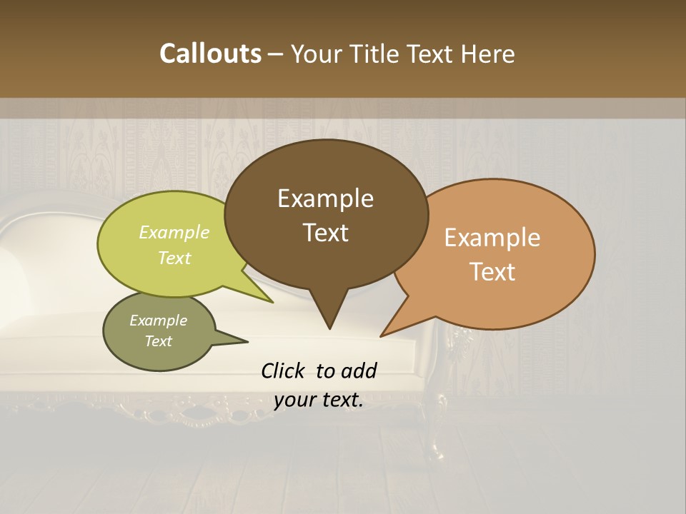 Knob Wall Retro PowerPoint Template