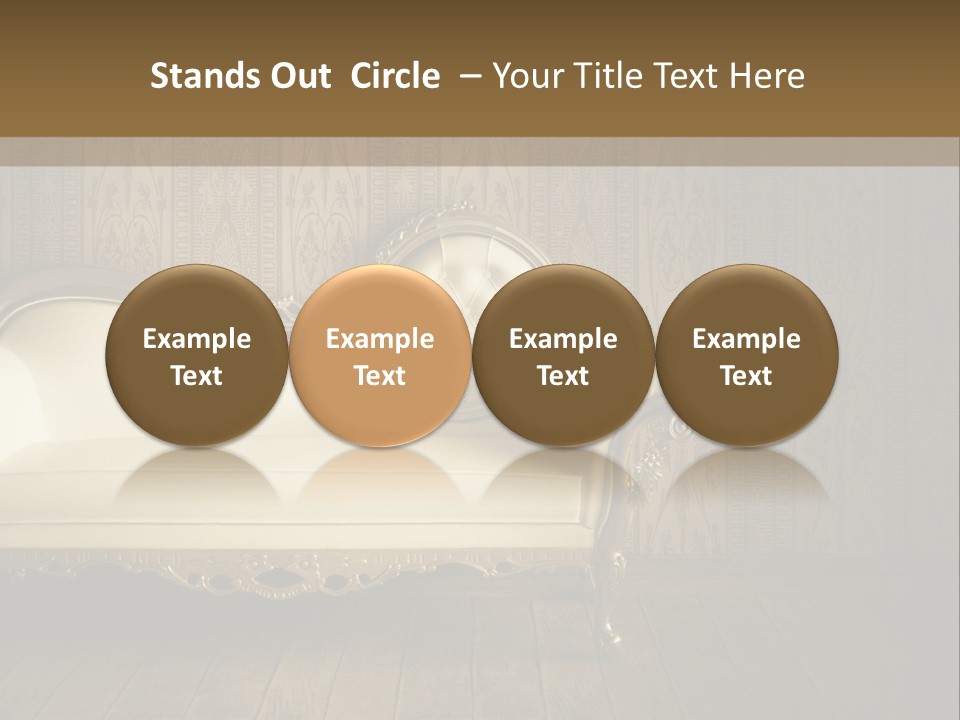 Knob Wall Retro PowerPoint Template