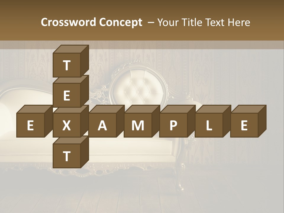 Knob Wall Retro PowerPoint Template