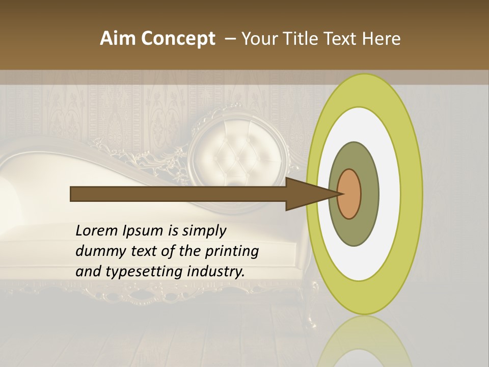 Knob Wall Retro PowerPoint Template