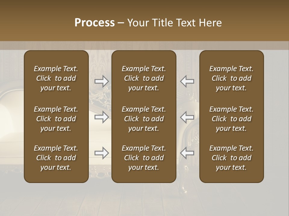 Knob Wall Retro PowerPoint Template