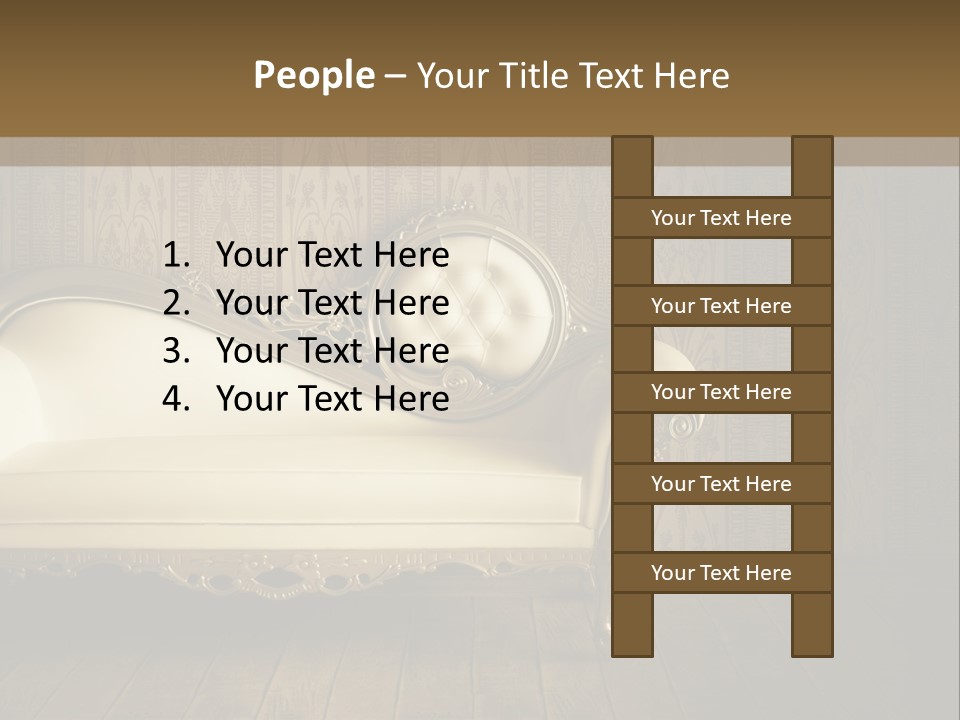 Knob Wall Retro PowerPoint Template