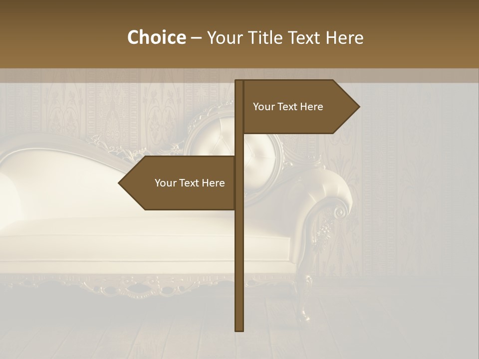 Knob Wall Retro PowerPoint Template