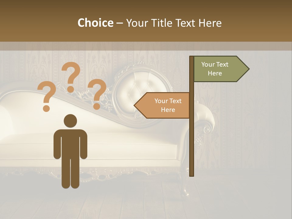 Knob Wall Retro PowerPoint Template