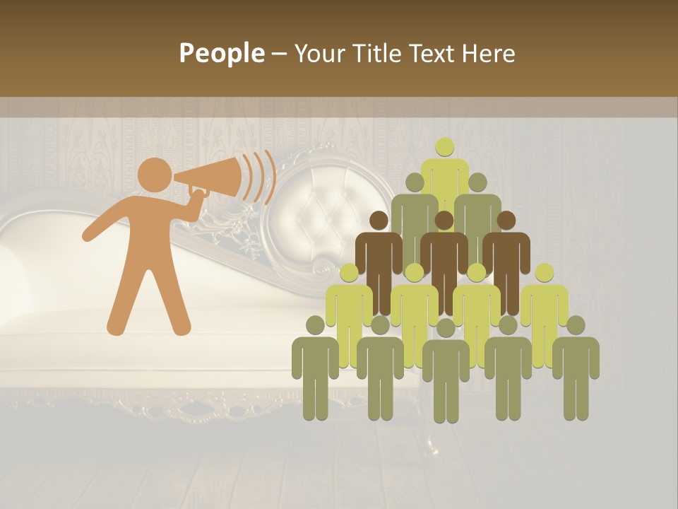 Knob Wall Retro PowerPoint Template