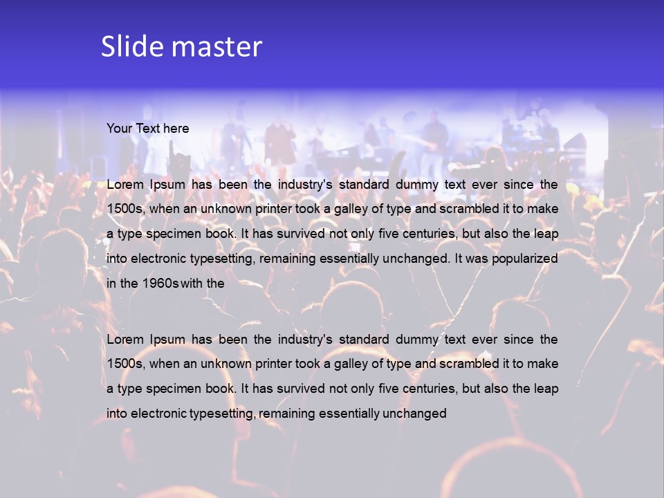 Festival Music Live PowerPoint Template