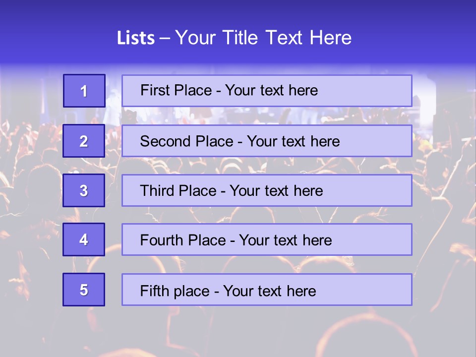 Festival Music Live PowerPoint Template