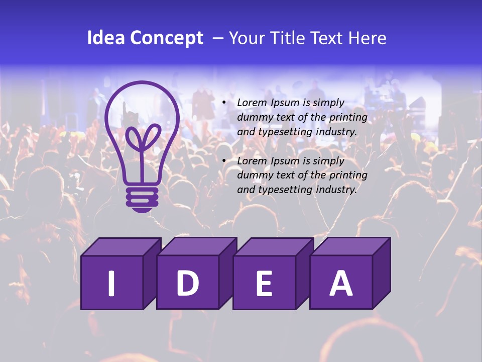 Festival Music Live PowerPoint Template