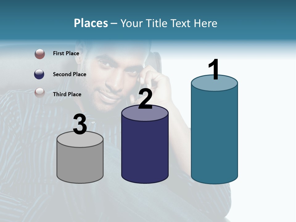 Employee Male Work PowerPoint Template