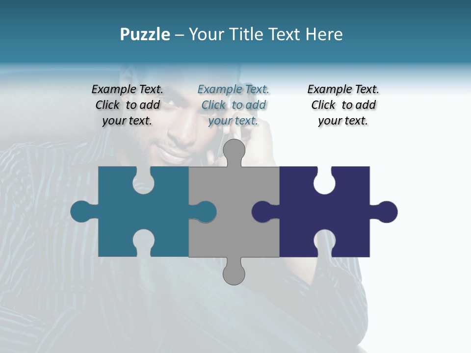 Employee Male Work PowerPoint Template