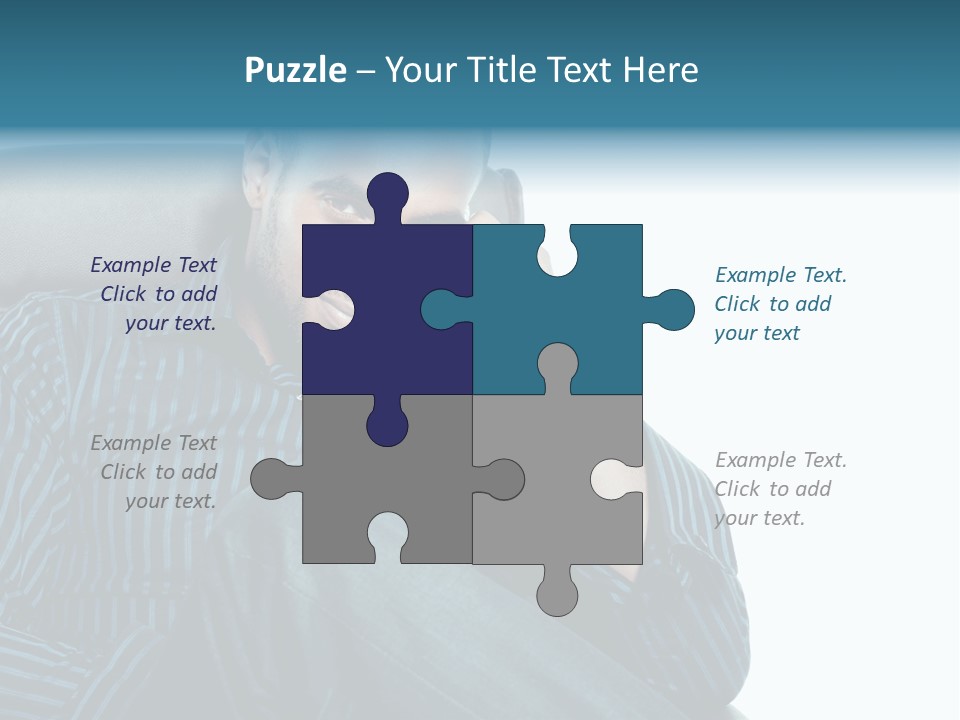 Employee Male Work PowerPoint Template