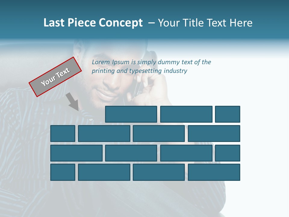 Employee Male Work PowerPoint Template
