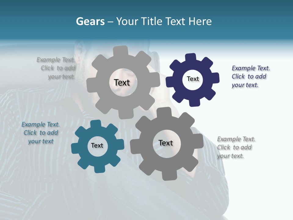 Employee Male Work PowerPoint Template