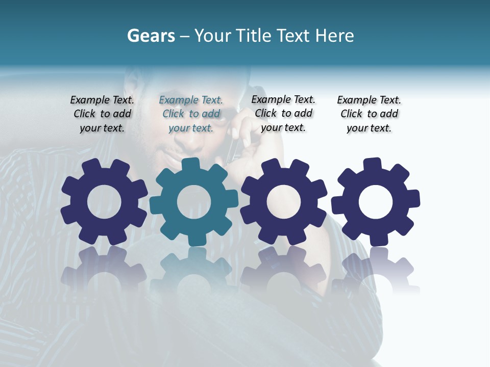 Employee Male Work PowerPoint Template